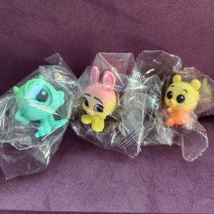 NIP Disney Doorables Spring Pastel Mike Wazowski, Judy Hopps, Winnie the Pooh